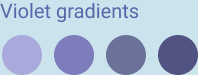 Brown gradients used for the icons